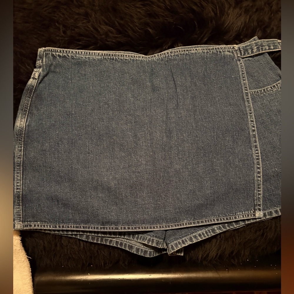 Dkny Denim Blue Skort